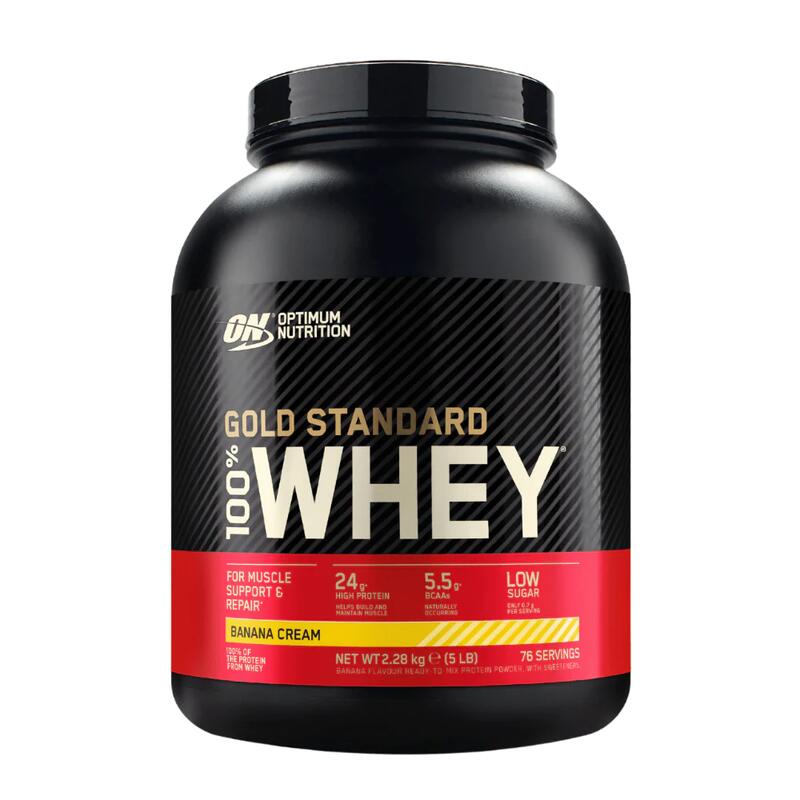 Gold Standard 100% Whey 2.3kg Optimum Nutrition | Plusieurs saveurs