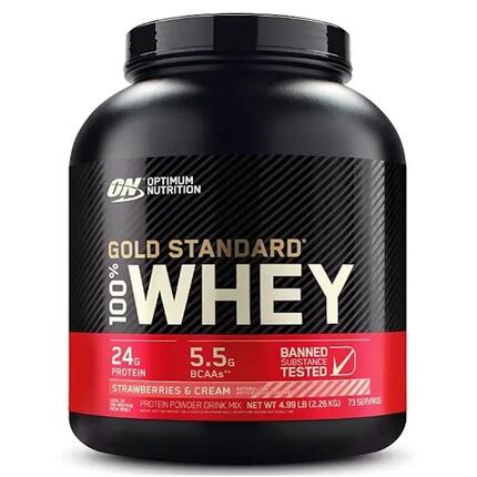 Gold Standard 100% Whey 2.3kg Optimum Nutrition | Plusieurs saveurs
