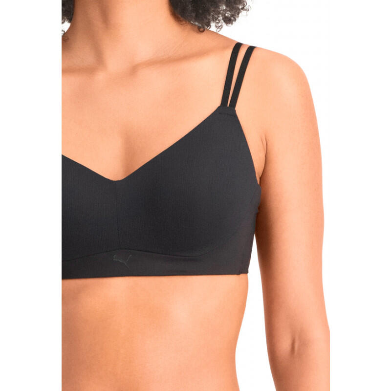 Soutien-gorge pour femme Puma tissé noir 2/7