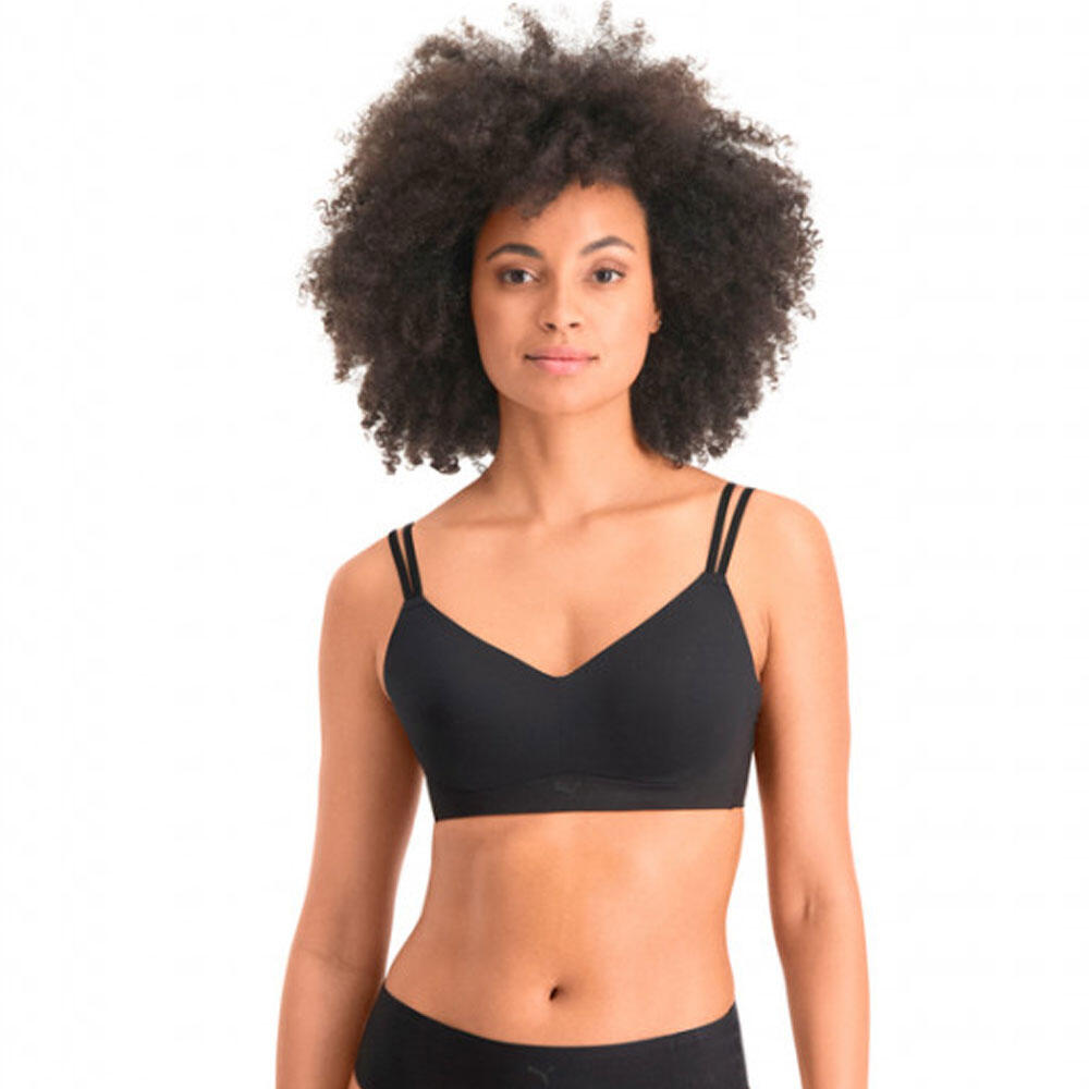 Puma - Soutien-gorge Pour Femme Puma Tissé Noir - Brassière - Noir - Decathlon