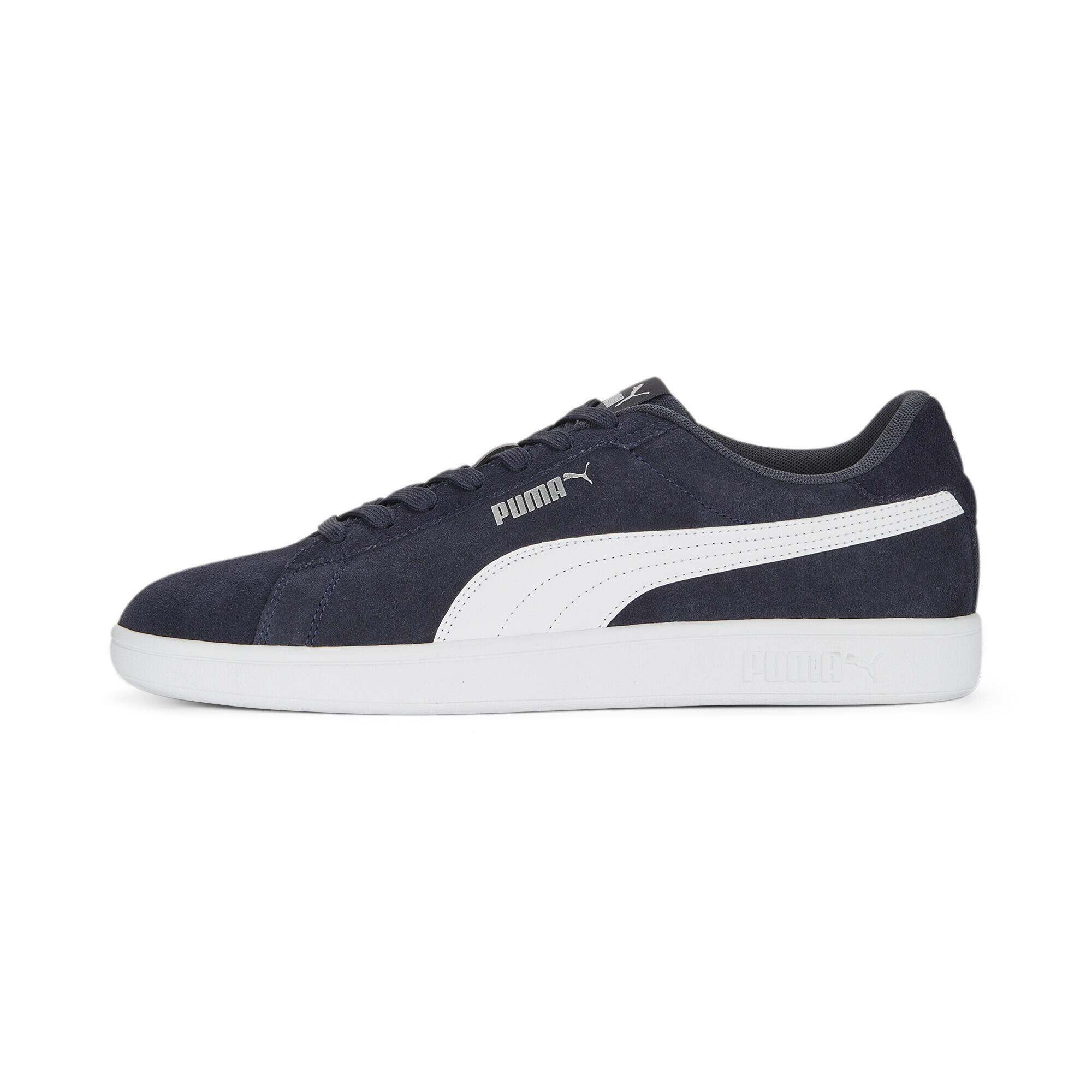 Smash 3.0 Sneakers PUMA Parisian Night White Silver Blue Metallic 4/7