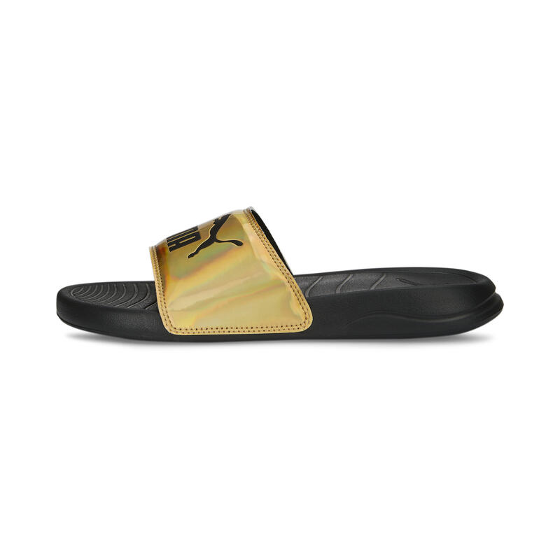 Popcat 20 Iridescent Slides Damen PUMA Iridescent Black Metallic