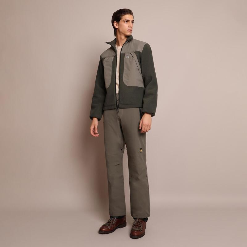 Chaqueta Ligera Esquí Hombre SCALPERS ADN PILE FLEECE JACKET Verde