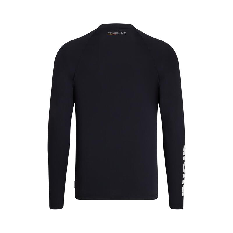 BLACK LABEL MEN Swimwear LONG SLEEVE THERMAL TOP - BLACK