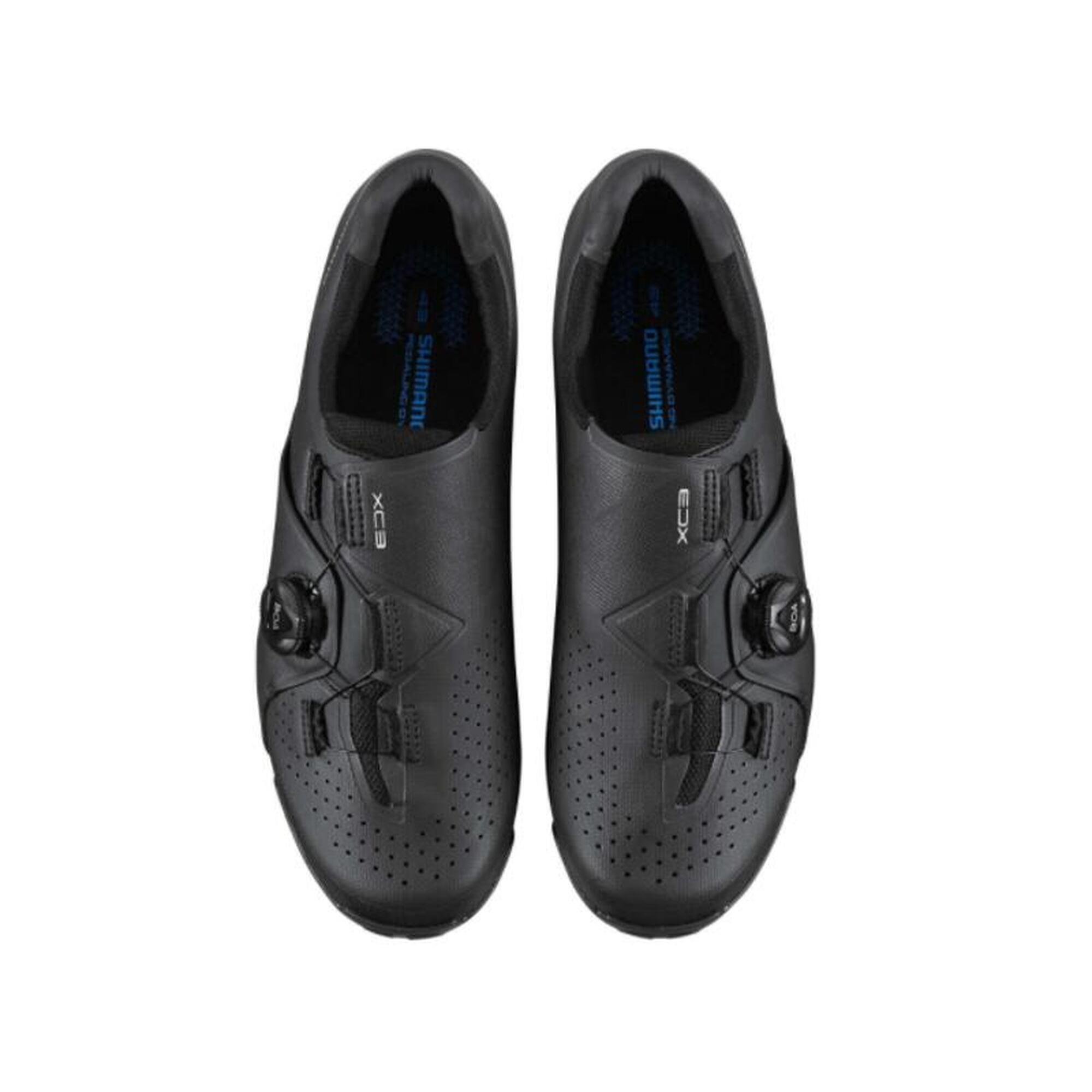 SHIMANO MTB - Chaussures de vélo SH-XC300 WIDE, noir