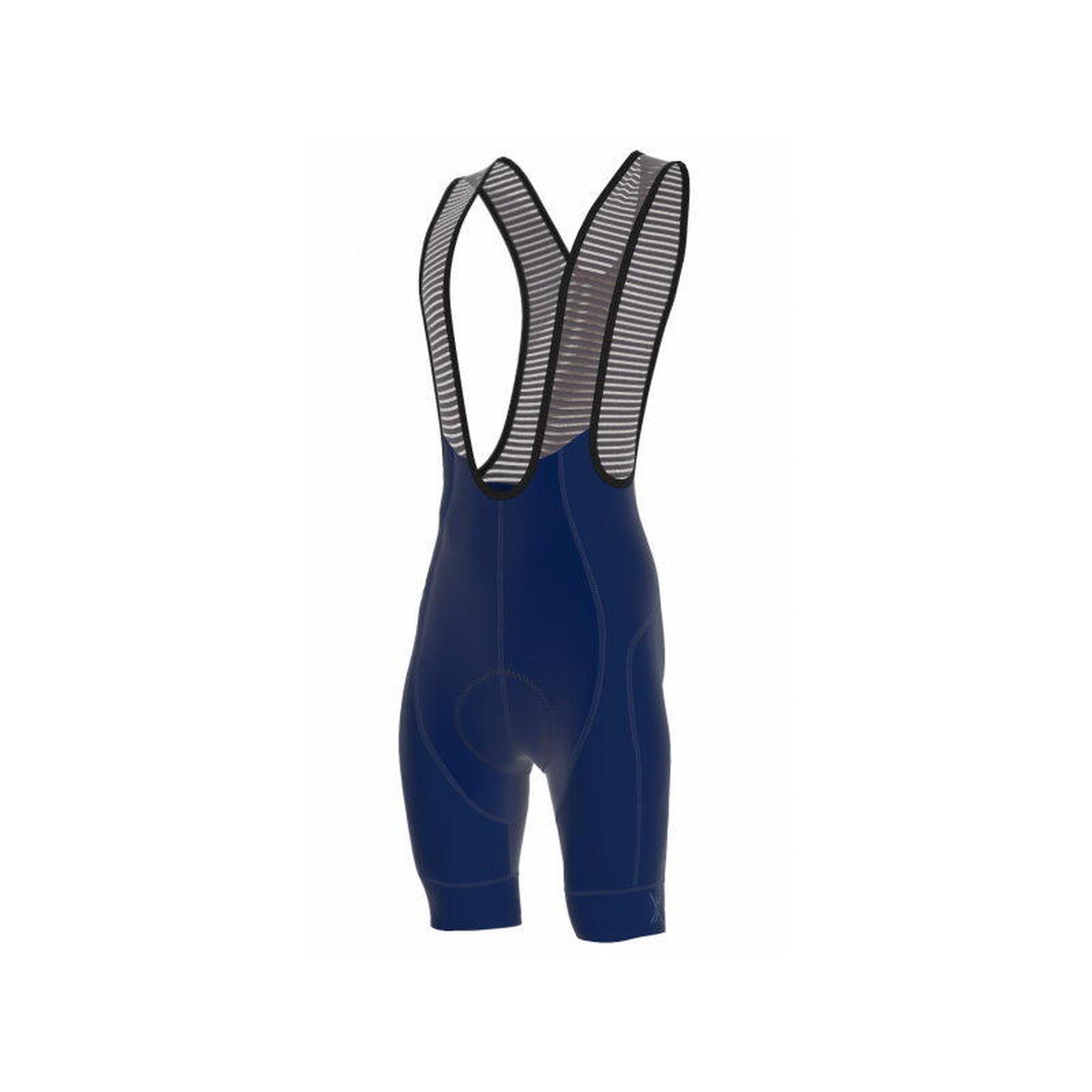 Sport2x T-PRO Icon Bib Shorts korte broek met zeem Blauw