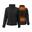 Veste Softshell chauffante Coupe Slim – Doublure polaire - Noir - Rapid batterie