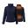 Veste Softshell chauffante Coupe Slim – Doublure polaire - Bleu - Rapid batterie