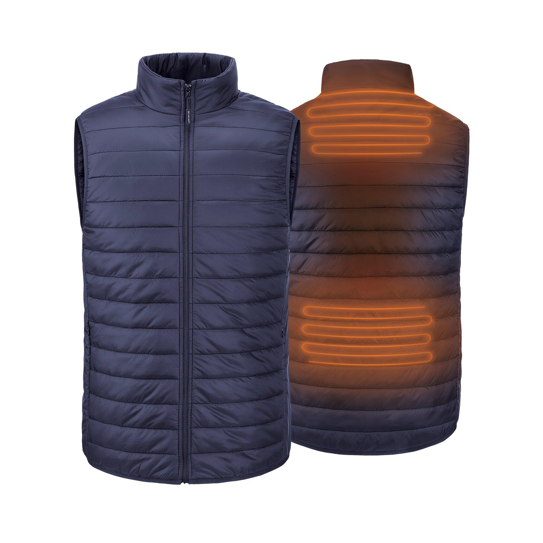 Gilet chauffant homme avec Powerbank Coupe reguliere Sans manches