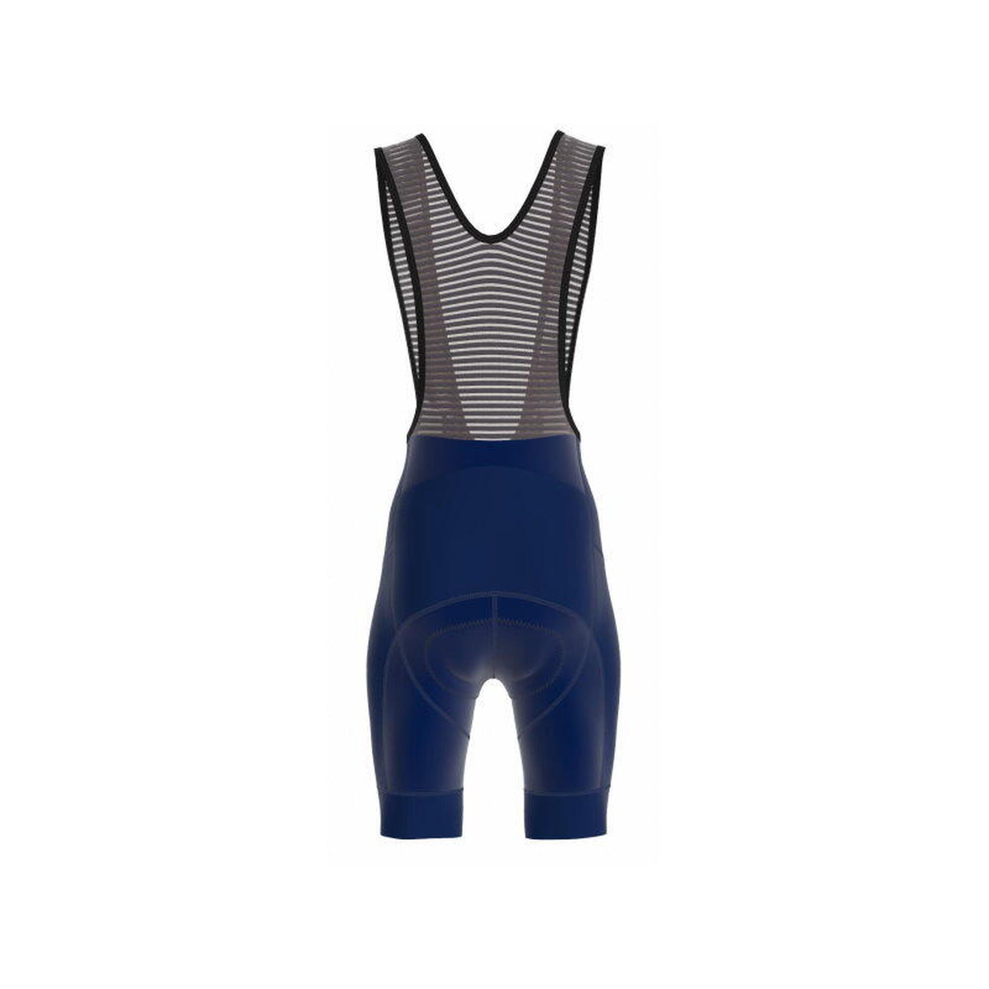 Sport2x T-PRO Icon Bib Shorts korte broek met zeem Blauw