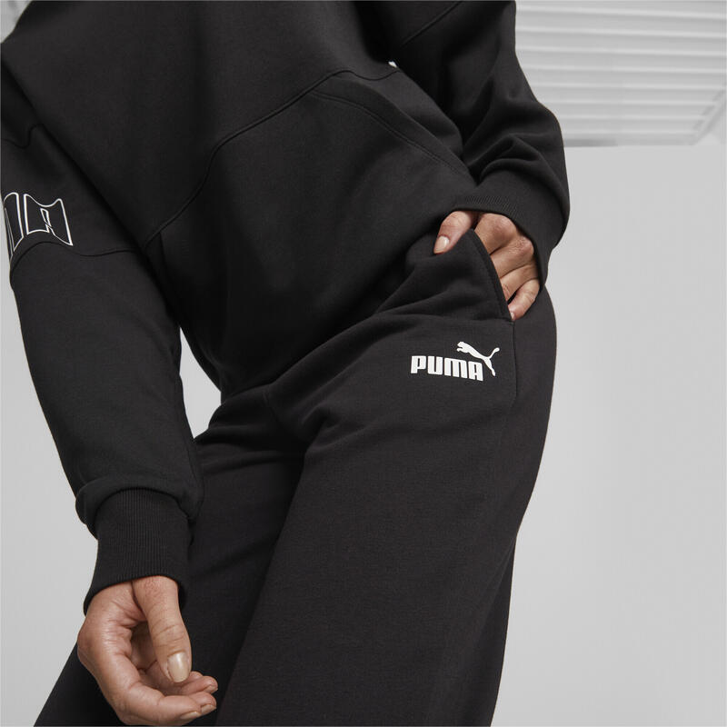 Pantaloni femei Puma Power Tape, Negru