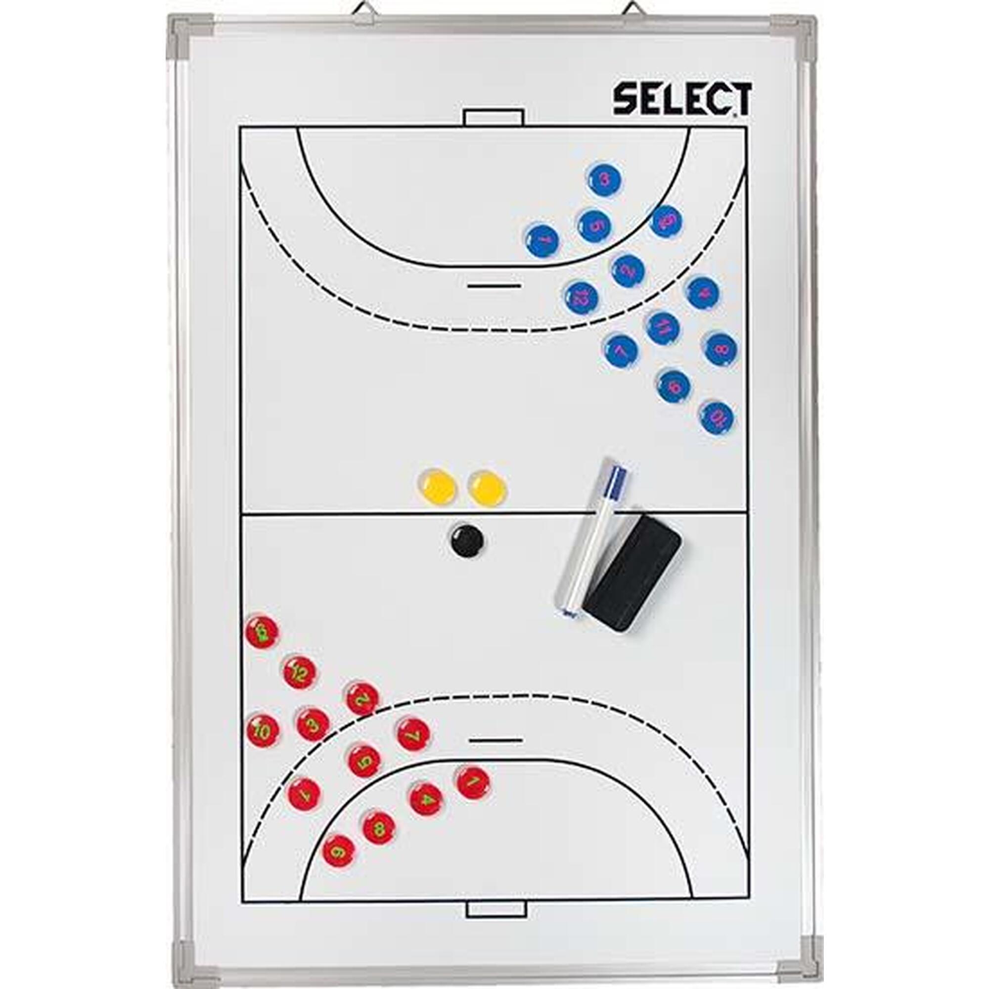 Select Sport - Tableau Tactique Aluminium Select Handball - Scoreur - Blanc|gris - Taille Unique - Decathlon