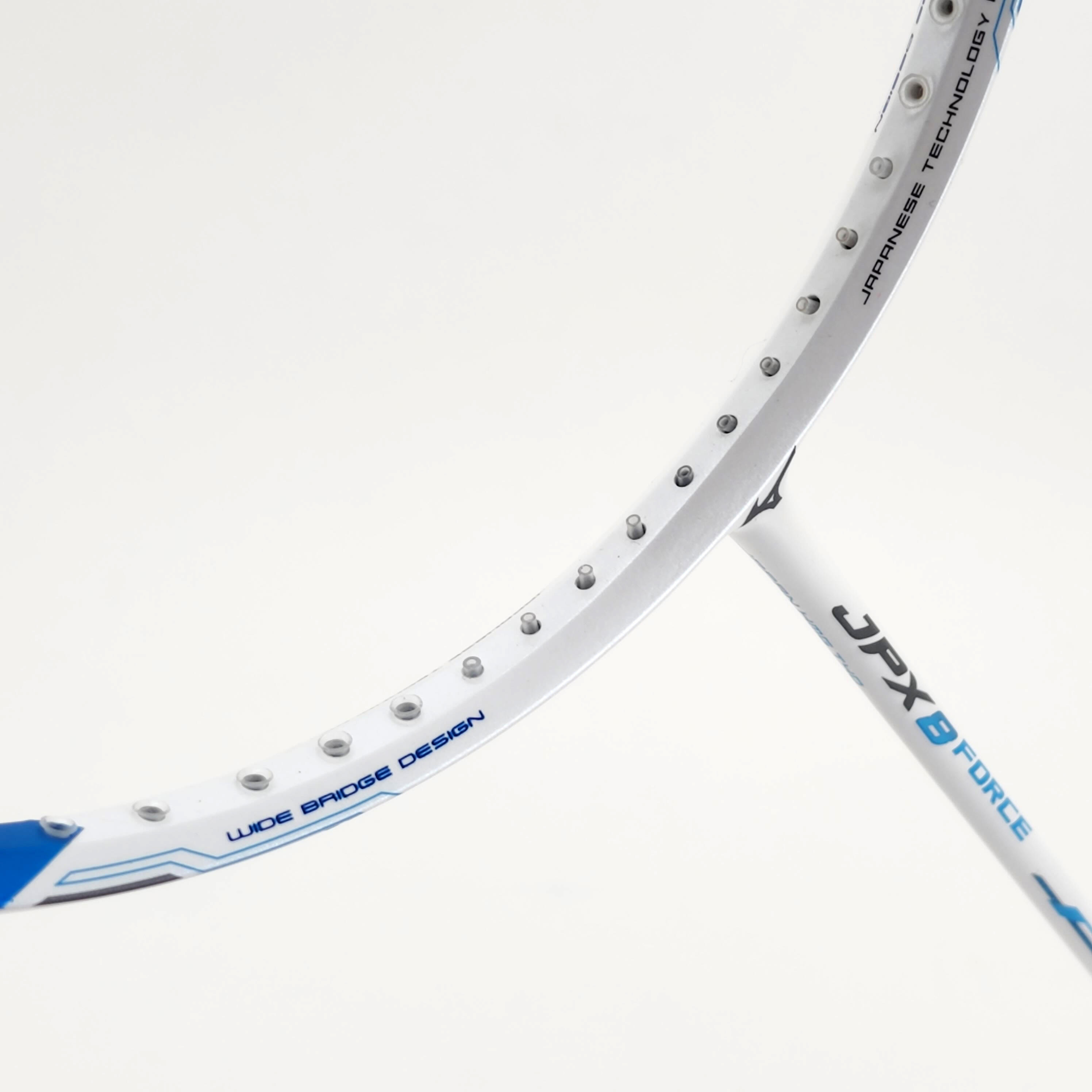 Badminton Racket JPX 8 Force White/Blue (Unstrung)
