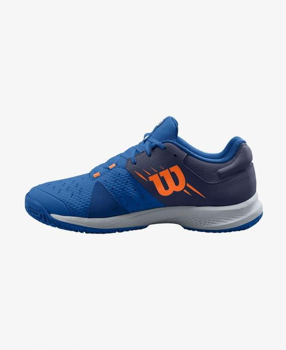 Sapatos De Padel Wilson Kaos Comp 3 Classi Padel Wrs328750 Azuis E Laranjas 2/5
