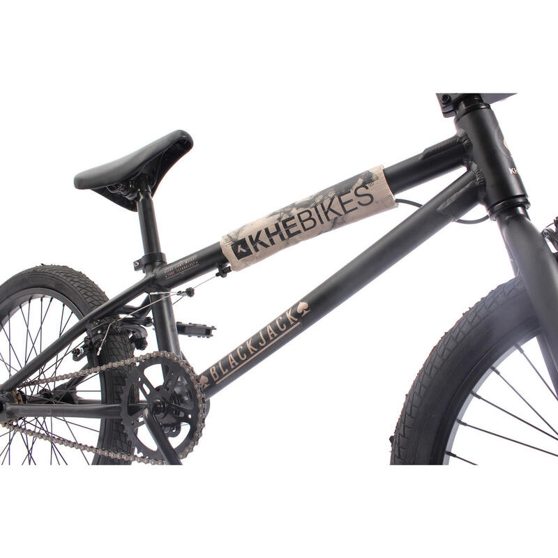 BICICLETA BMX BLACK JACK NIÑOS NEGRO 10,2KG 20 PULGADAS KHEBIKES