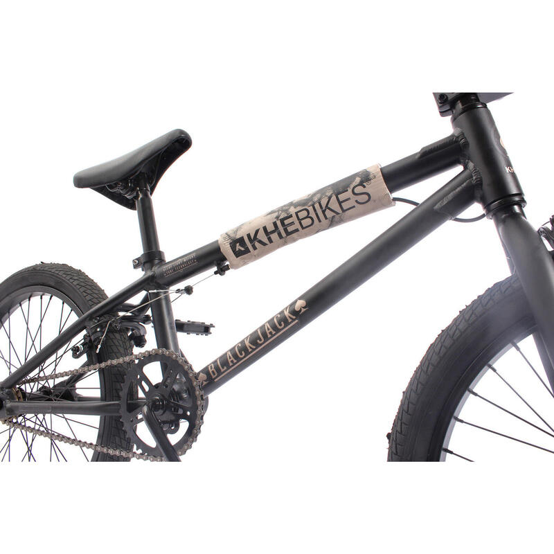 BMX fiets Black Jack kinderen zwart 10,2kg 20 inches KHEbikes