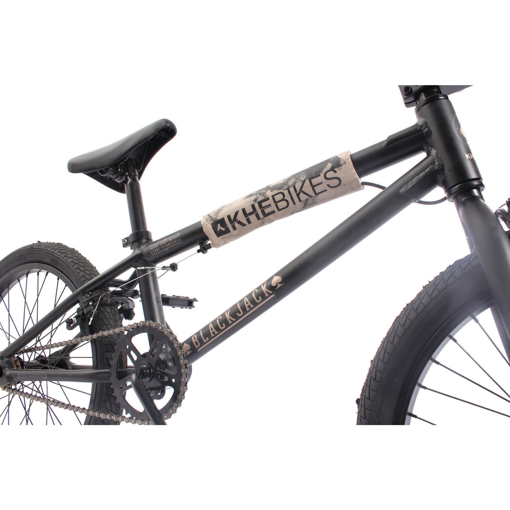 BMX KHE Black Jack 20 Pouces Aluminium - 10.2kg Super Léger - Rotor 360° - Pour Adolescents