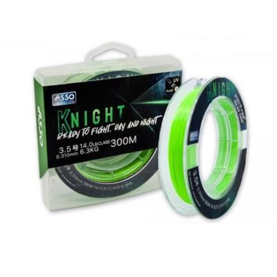 Filo in nylon fluorescente FC Coated Asso Knight - 300 mt
