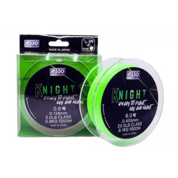 Filo in nylon fluorescente FC Coated Asso Knight  - 1200 mt