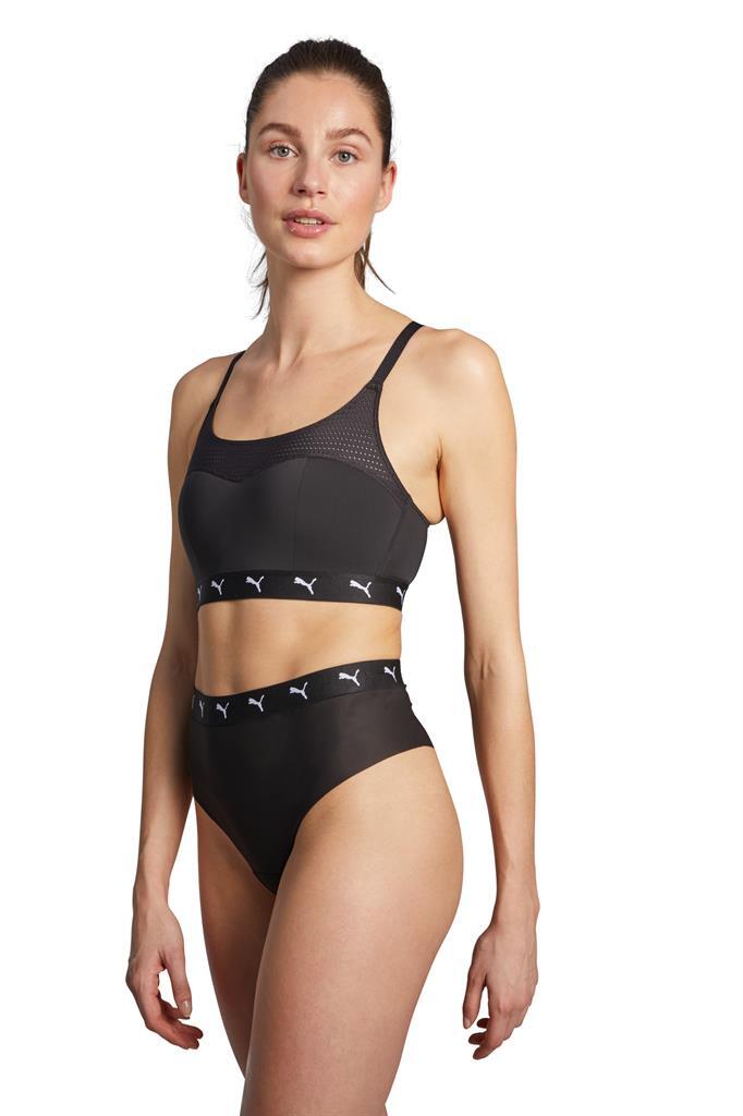 PUMA Haut sport rembourré pour femme Noir 2/7