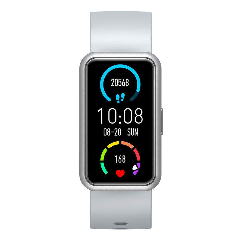Montre Connectée avec Écran Tactile Incurvé – Abyx Fit Etna – Grise