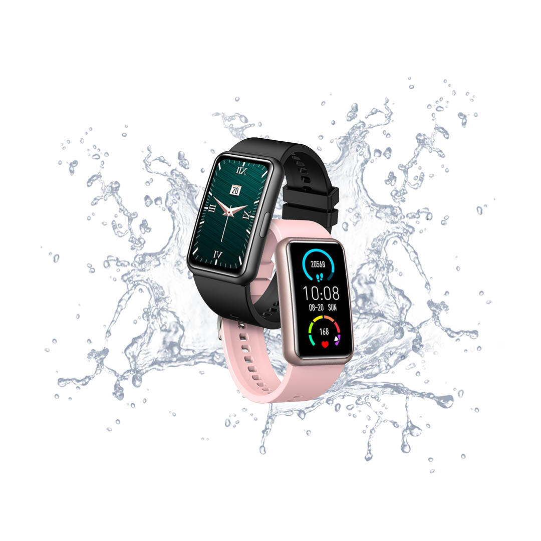 Montre Connectée avec Écran Tactile Incurvé – Abyx Fit Etna – Noire 3/5