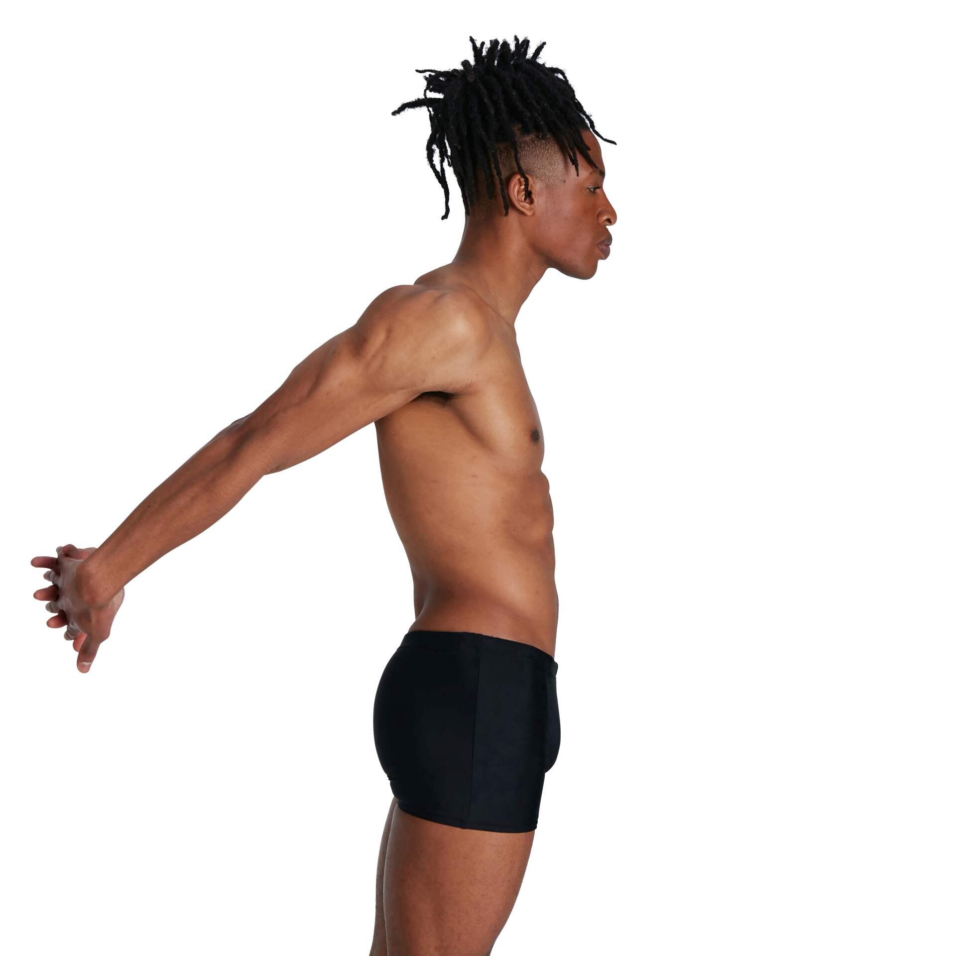 Bañador Speedo Medley Logo Aquashort Negro Hombre Ajustado 2/6