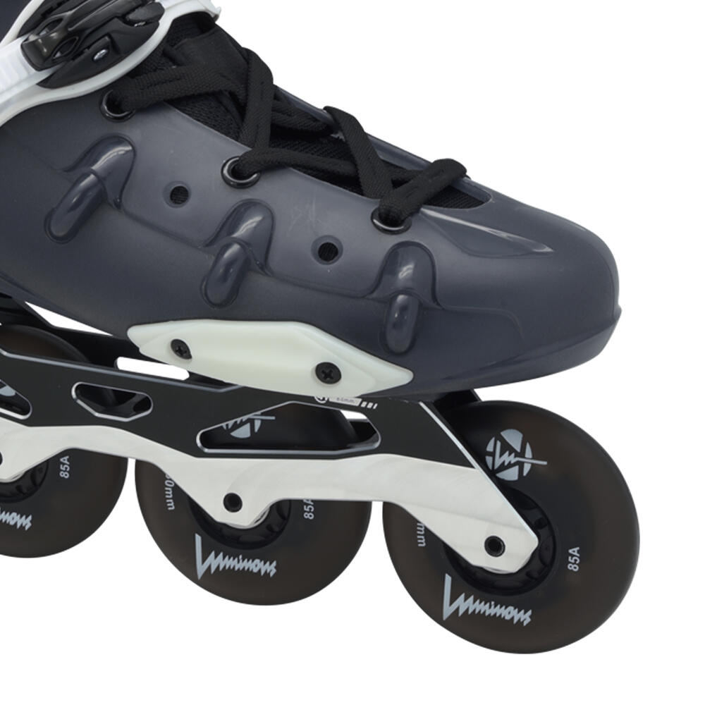 LUMINOUS RAY INLINE FREERIDE & FREESTYLE SKATES – WITH LIGHT UP WHEELS - DARK 5/5