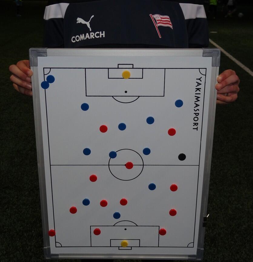 Yakimasport Tablica taktyczna dla trenera 60x45 cm 2/4