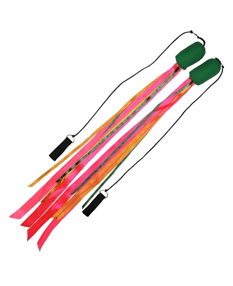 Juggle Dream Ribbon  Poi - Various Colours Available 1/2