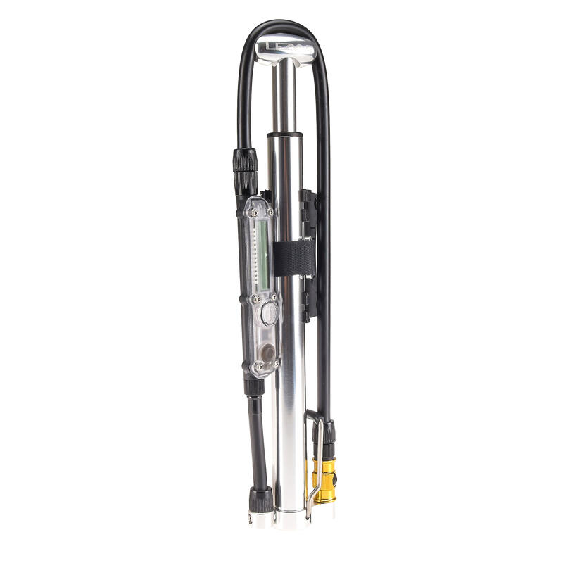 Pompe à Pied Lezyne Micro Floor Drive Digital HPG (Max 11 bar) Argent