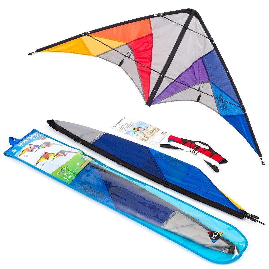 Stunt Kite HQ Quickstep II Arco-íris 11234614 Arco-íris 135 x 60 cm 2/7
