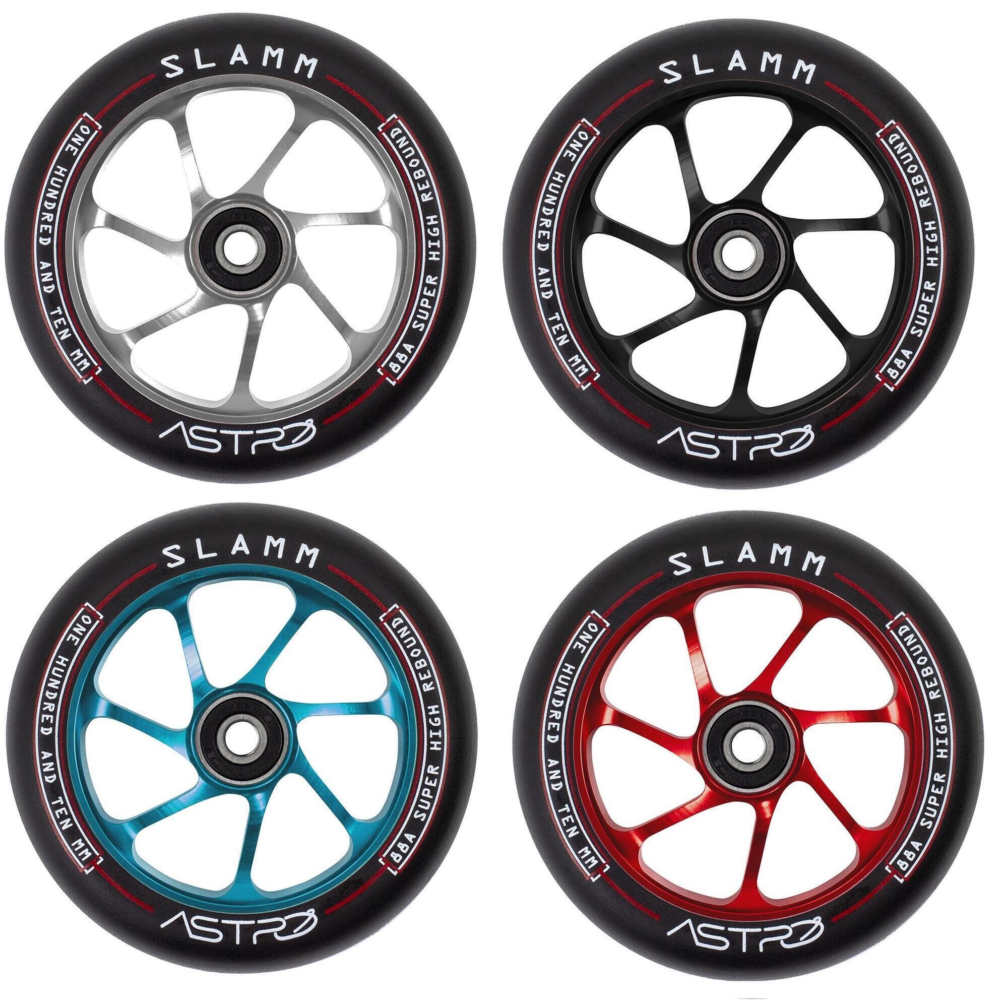 SLAMM SCOOTERS Astro 110mm Alloy Core Scooter Wheel and Bearings