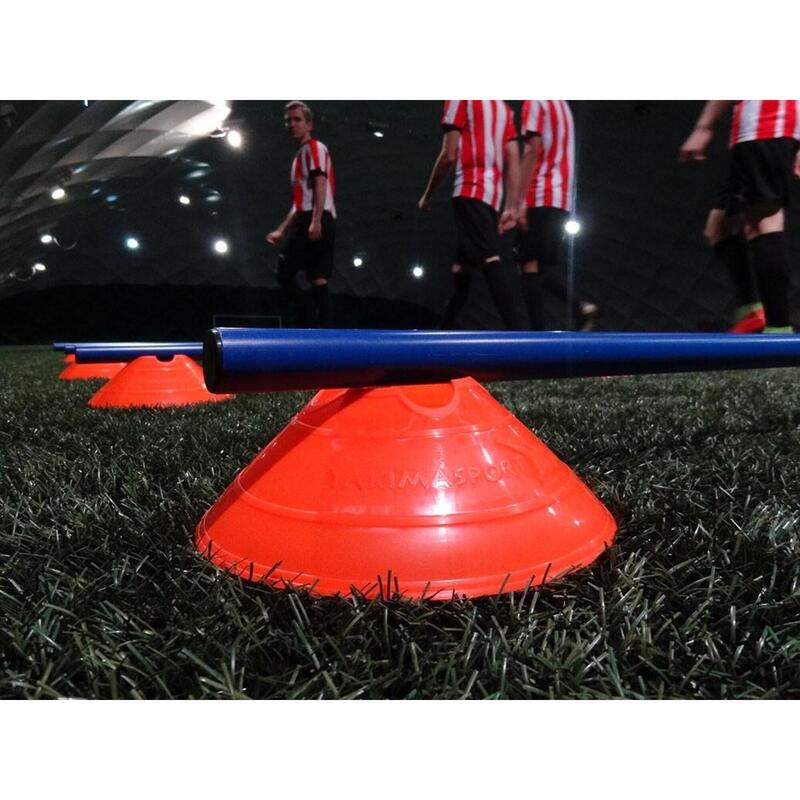 Insule de băț de antrenament 10 bucăți alb stabil și robust 20cm