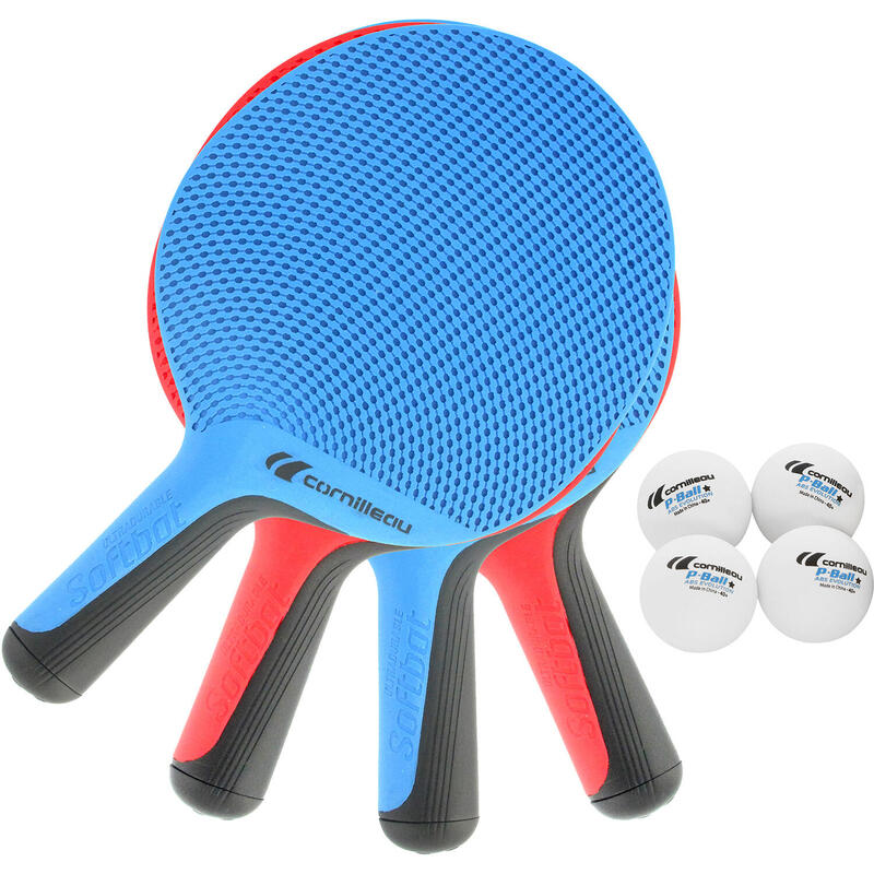 Set des raquettes  de tennis de table Softbat 4 pièces