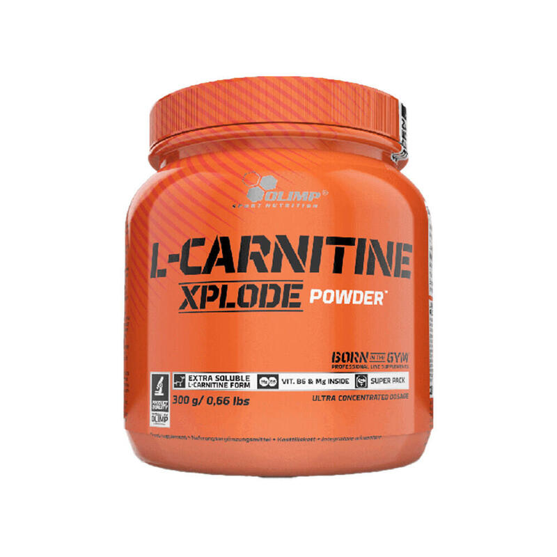 L-Carnitine | L-carnitine xplode powder (300g) | Orange OLIMP SPORT ...