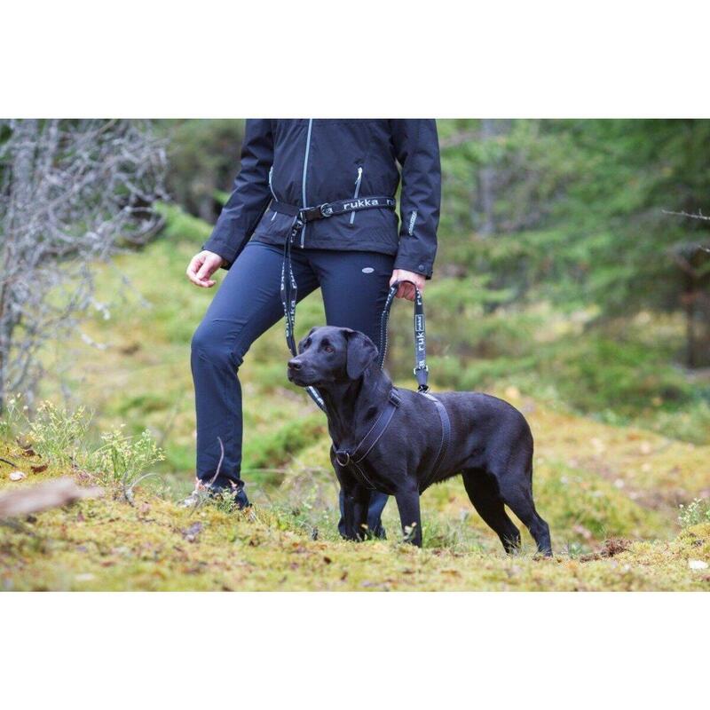Pet Hike Trail Leash (Size M) - Black Grey