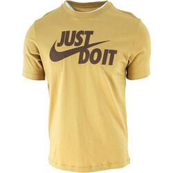 T Shirt Nike Just do it Swoosh Castanho Homens