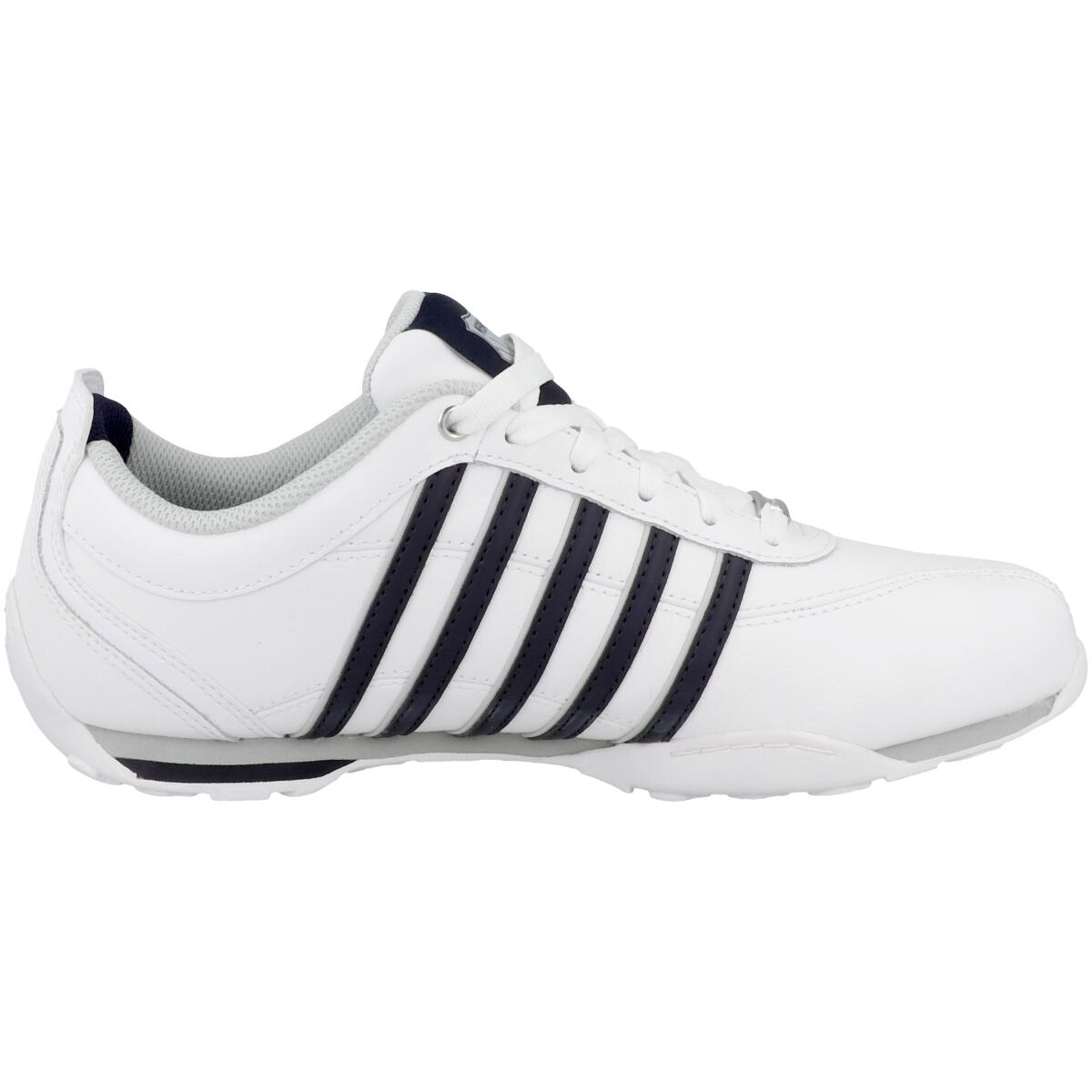 Zapatillas K-SWISS de hombre en piel, zapatilla deportiva clásica blanca 3/5