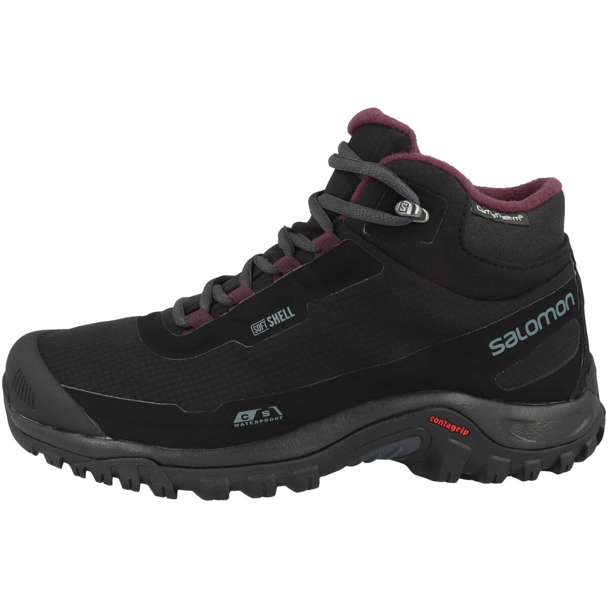 Salomon - Bottes Shelter Climasalomon Waterproof W Noir - 411105 - Chaussures De Sport - Noir - 37 - Decathlon