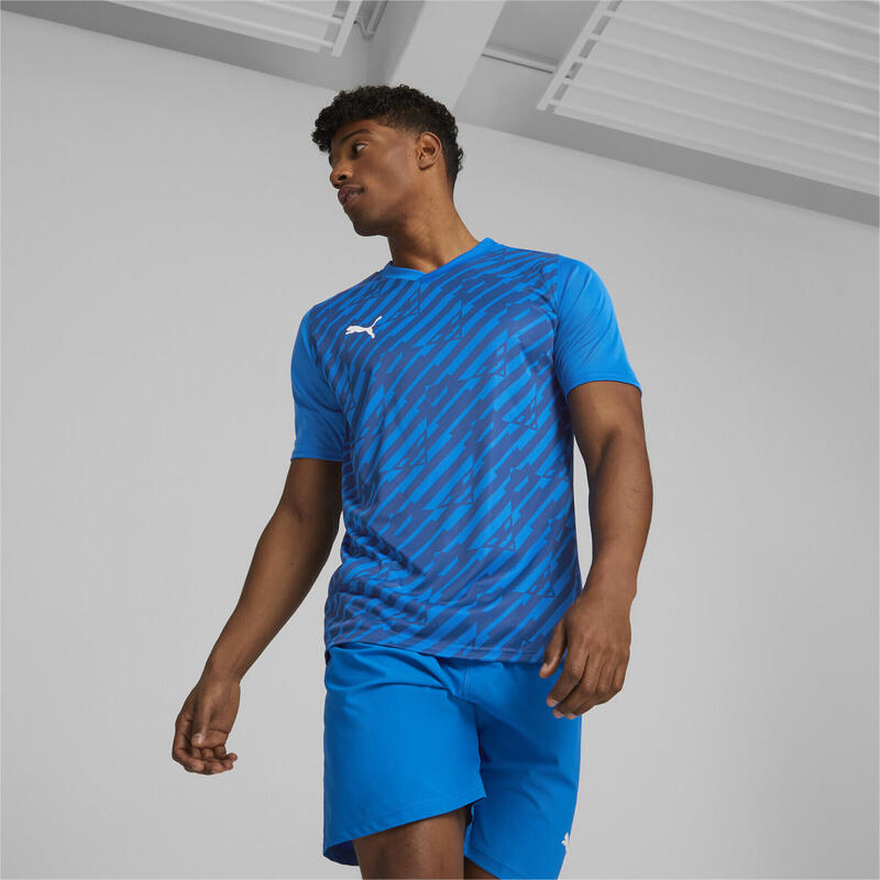 Camiseta de fútbol teamULTIMATE Hombre PUMA Electric Blue Lemonade