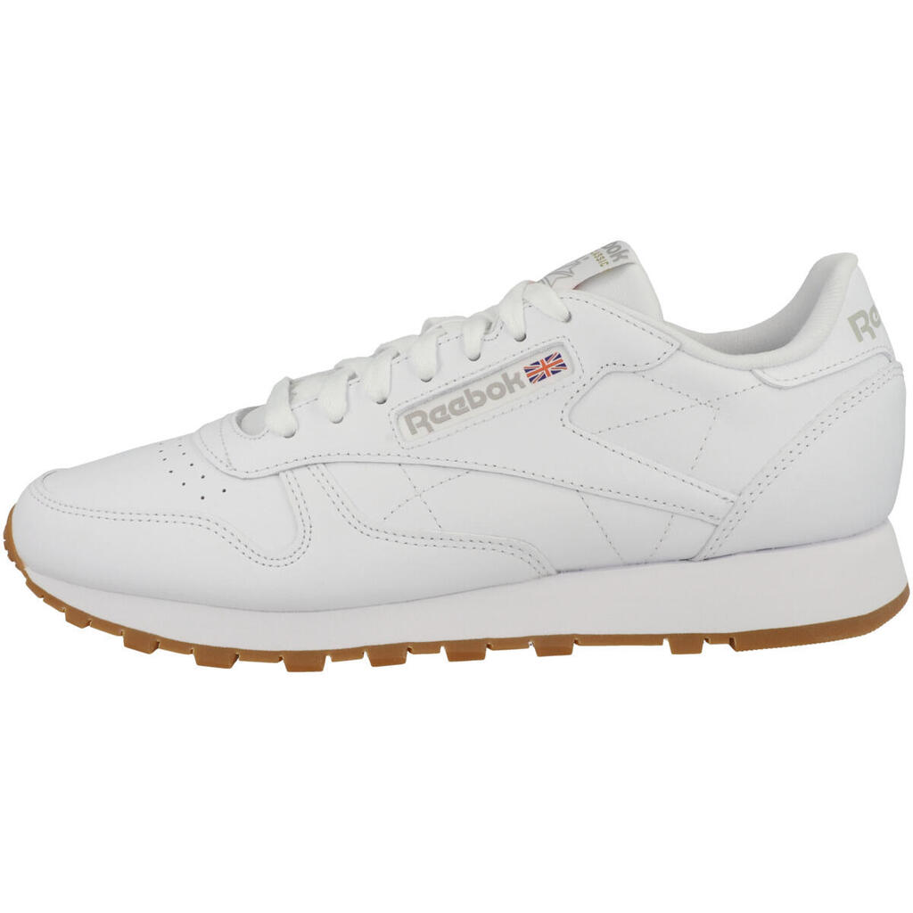 Chaussures Reebok Classic en cuir blanc.