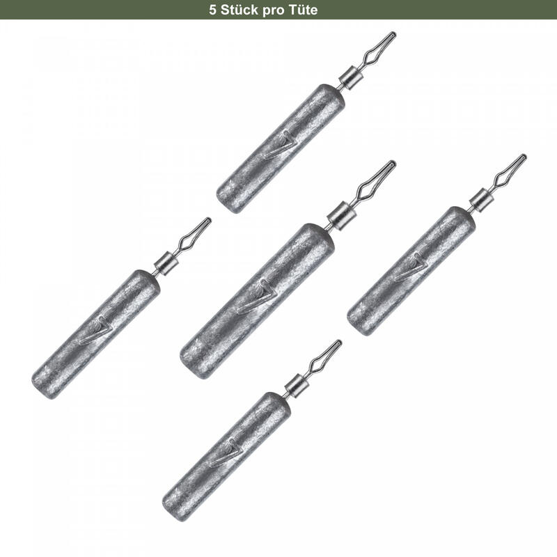 Dropshot Angelblei Grundblei Stabblei 7 g 5 Stück Set