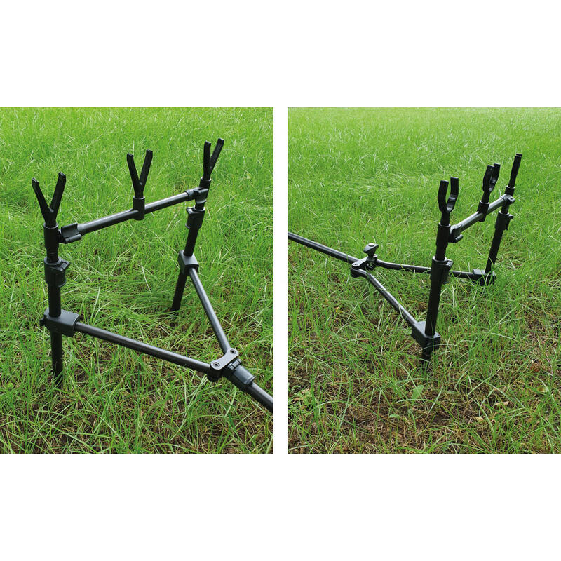 Rod Pod Karpfen Angeln 3 Ruten Kompakt-Format 90-120cm