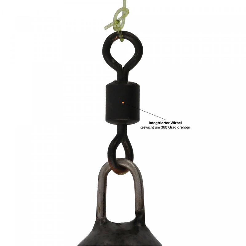 Karpfenblei Sortiment 10 Stück Flat Pear Wirbelblei 40-155g