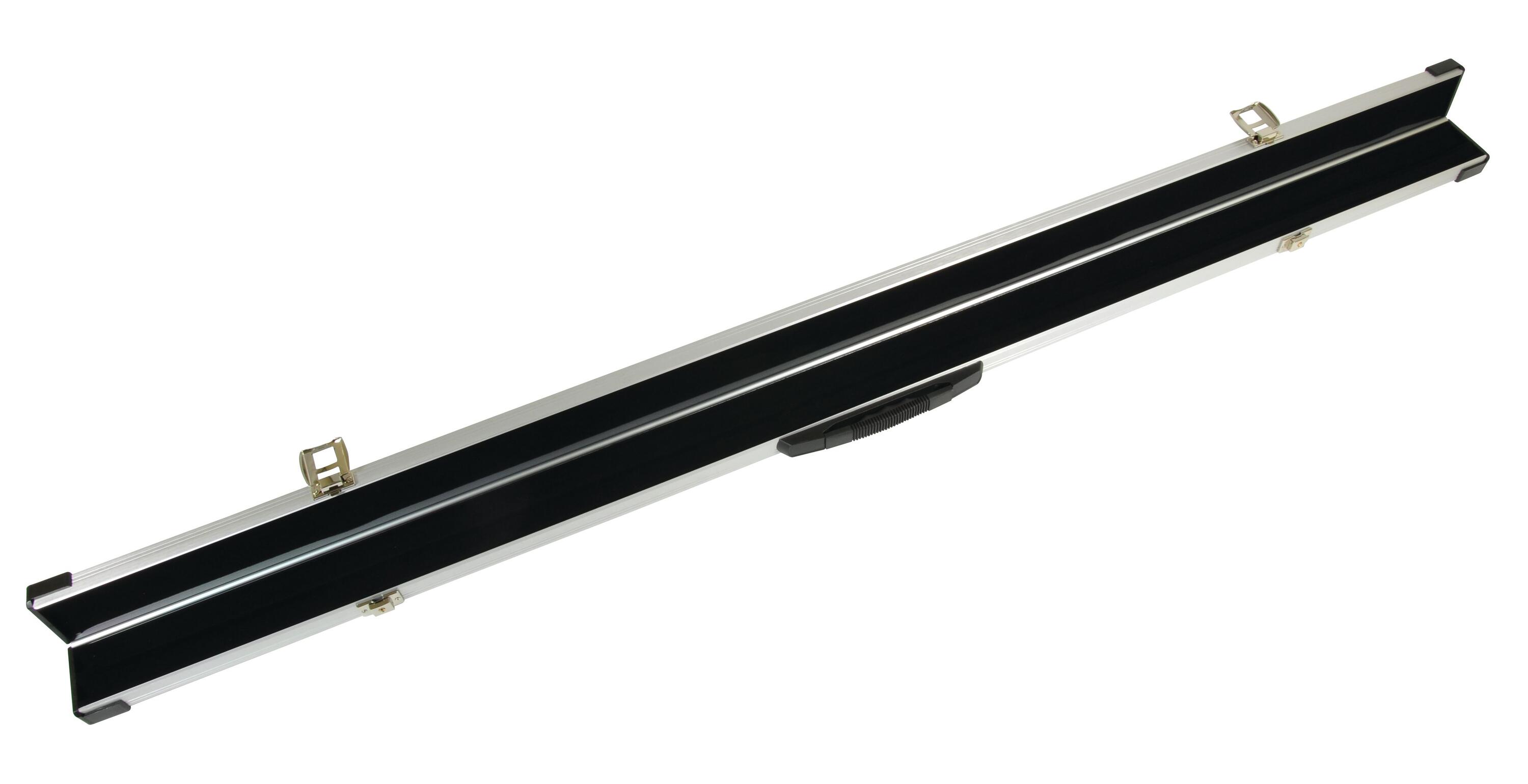 PERADON ALUMINIUM SILVER 1 PIECE CUE CASE 3/3
