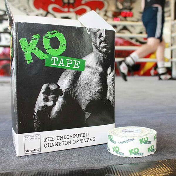 STEROPLAST K.O. Tape - Zinc Oxide Boxing Tape - 2.5cm x 10m - 12 Rolls