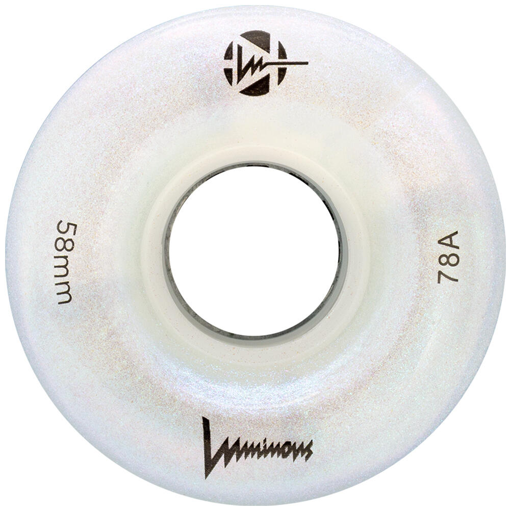 LUMINOUS Roue Quad 58mm 78A Blanc Perlé [x4] 2/5
