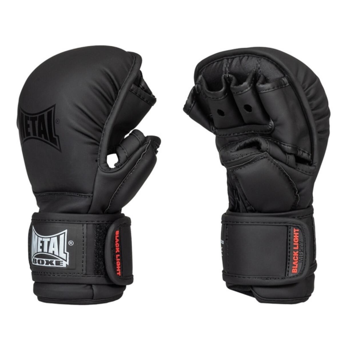 Metal Boxe - Gants De Mma Training Avec Pouce Metal Boxe - Mitaines De Combat - Noir - 36 Xs - Decathlon