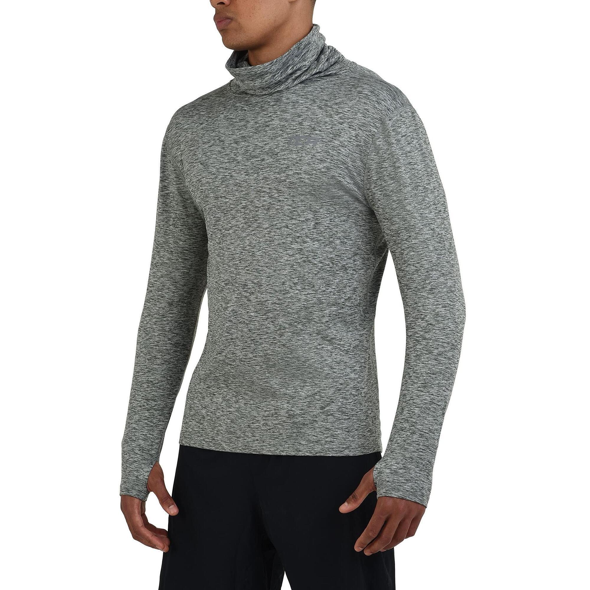 Men’s Thermal Funnel Neck Top - Quiet Shade Marl 1/5